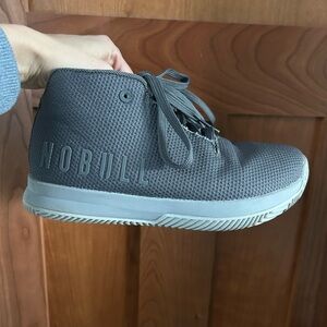 NOBULL Gray High-Top Athletic Shoes